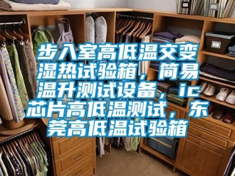常见问题步入室高低温交变湿热试验箱，简易温升测试设备，ic芯片高低温测试，东莞高低温试验箱