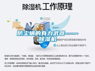 企业新闻防尘螨的有力武器——除湿机