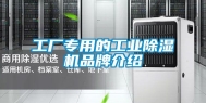工厂专用的工业除湿机品牌介绍