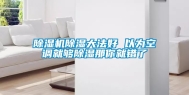 除湿机除湿大法好 以为空调就够除湿那你就错了