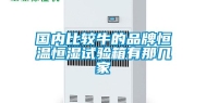 国内比较牛的品牌恒温恒湿试验箱有那几家