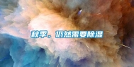 秋季，仍然需要除湿