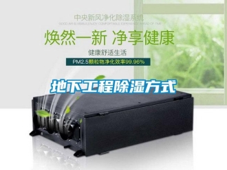 企业新闻地下工程除湿方式