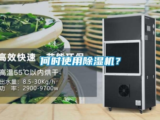 行业新闻何时使用除湿机？