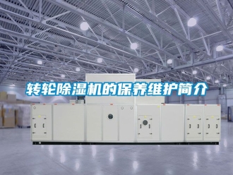 常见问题转轮除湿机的保养维护简介