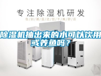 企业新闻除湿机抽出来的水可以饮用或养鱼吗？