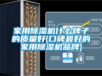 企业新闻家用除湿机什么牌子的质量好(口碑最好的家用除湿机品牌)