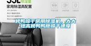 烤鸭晾干房用除湿机，大大提高烤鸭鸭胚晾干速度