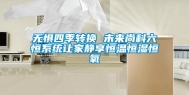无惧四季转换 未来尚科六恒系统让家静享恒温恒湿恒氧