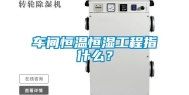 车间恒温恒湿工程指什么？