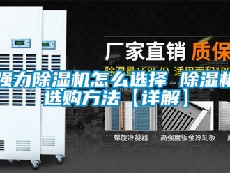 行业新闻强力除湿机怎么选择 除湿机选购方法【详解】