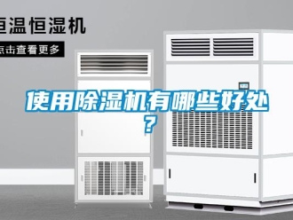 行业新闻使用除湿机有哪些好处？