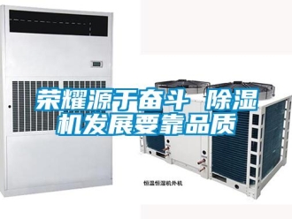 行业新闻荣耀源于奋斗 除湿机发展要靠品质