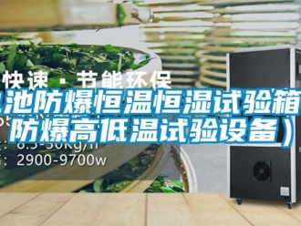 知识百科电池防爆恒温恒湿试验箱（防爆高低温试验设备）