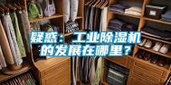 疑惑：工业除湿机的发展在哪里？