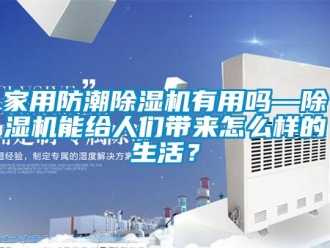 常见问题家用防潮除湿机有用吗—除湿机能给人们带来怎么样的生活？
