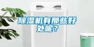 除湿机有那些好处呢？