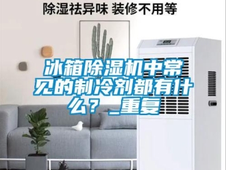 企业新闻冰箱除湿机中常见的制冷剂都有什么？_重复