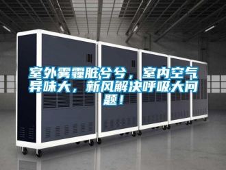常见问题室外雾霾脏兮兮，室内空气异味大，新风解决呼吸大问题！