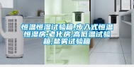恒温恒湿试验箱,步入式恒温恒湿房,老化房,高低温试验箱,盐雾试验箱