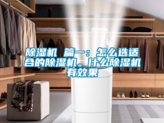 企业新闻除湿机 篇一：怎么选适合的除湿机。什么除湿机有效果