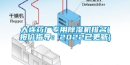 大连药厂专用除湿机排名(报价指导：2022已更新)
