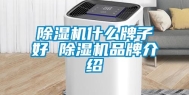 除湿机什么牌子好 除湿机品牌介绍