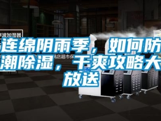 常见问题连绵阴雨季，如何防潮除湿，干爽攻略大放送