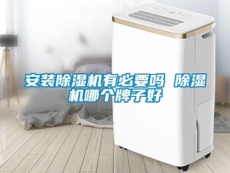 企业新闻安装除湿机有必要吗 除湿机哪个牌子好