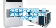 恒温恒湿试验箱 易腾检测 上海恒温恒湿试验箱