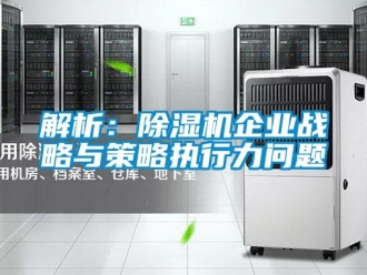 常见问题解析：除湿机企业战略与策略执行力问题
