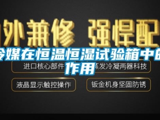 知识百科冷媒在恒温恒湿试验箱中的作用