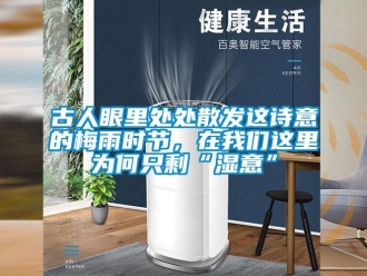 企业新闻古人眼里处处散发这诗意的梅雨时节，在我们这里为何只剩“湿意”
