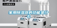 家用除湿器的功能是什么