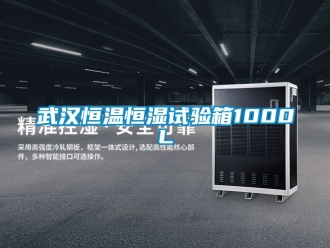 知识百科武汉恒温恒湿试验箱1000L
