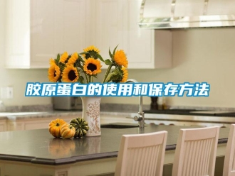 行业新闻胶原蛋白的使用和保存方法