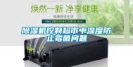 除湿机控制超市中湿度防止霉菌问题