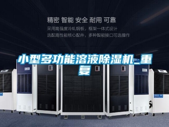 行业新闻小型多功能溶液除湿机_重复