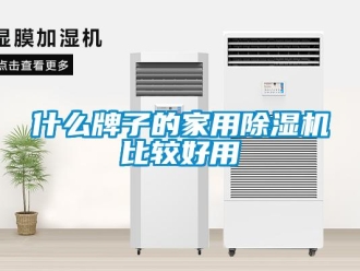 常见问题什么牌子的家用除湿机比较好用