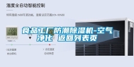 食品工厂防潮除湿机-空气净化 返回列表页