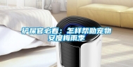 铲屎官必看：怎样帮助宠物安度梅雨季