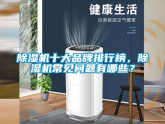 企业新闻除湿机十大品牌排行榜，除湿机常见问题有哪些？
