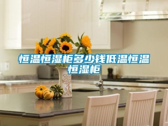 知识百科恒温恒湿柜多少钱低温恒温恒湿柜