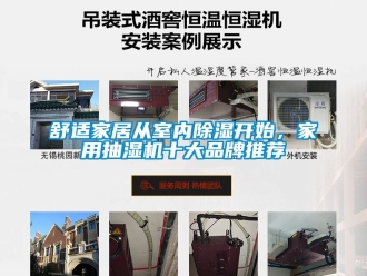 企业新闻舒适家居从室内除湿开始，家用抽湿机十大品牌推荐