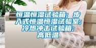 恒温恒湿试验箱; 步入式恒温恒湿试验室; 冷热冲击试验箱; 高低温
