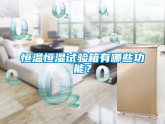知识百科恒温恒湿试验箱有哪些功能？