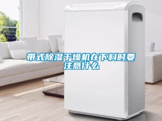 企业新闻带式除湿干燥机在下料时要注意什么