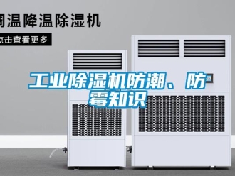 企业新闻工业除湿机防潮、防霉知识