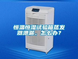 知识百科恒温恒湿试验箱蒸发器泄漏，怎么办？
