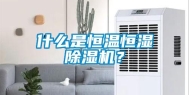 什么是恒温恒湿除湿机？